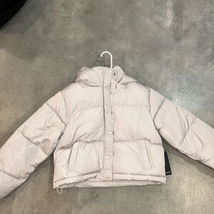 Off White Colored Puffer Jacket